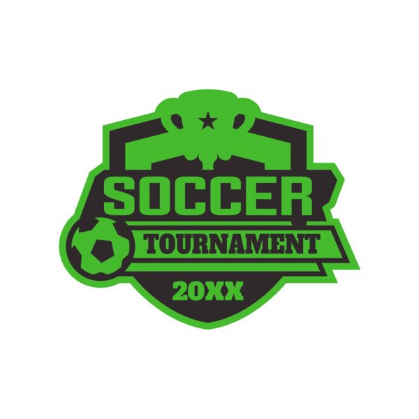 Soccer Tournament logo template 02 Thumbnail