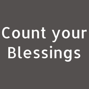 Count your Blessings Design