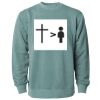 Unisex Midweight Pigment-Dyed Crewneck Sweatshirt Thumbnail